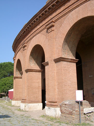 The amphitheatre in Ostia Antica