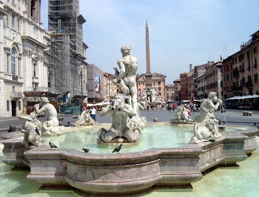 Fontana del Moro in Piazza Navona