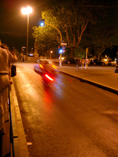 Nat p&aring; Viale Trastevere