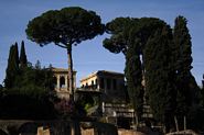 Farnese pavillonerne set fra Forum