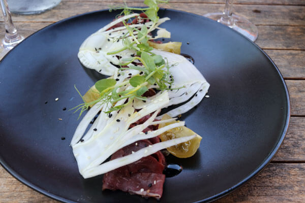 Gravad bison med fennikel