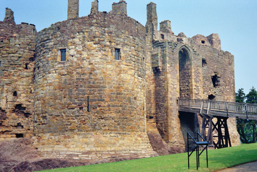 Dirleton Castle i Skotland