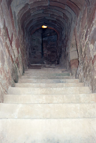 Trappe i Tantallon Castle