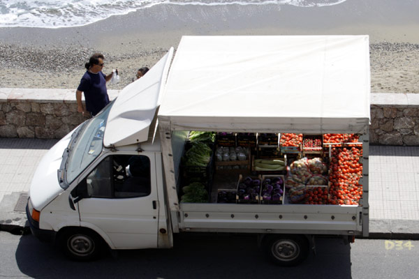 Mobil gr&oslash;nthandler