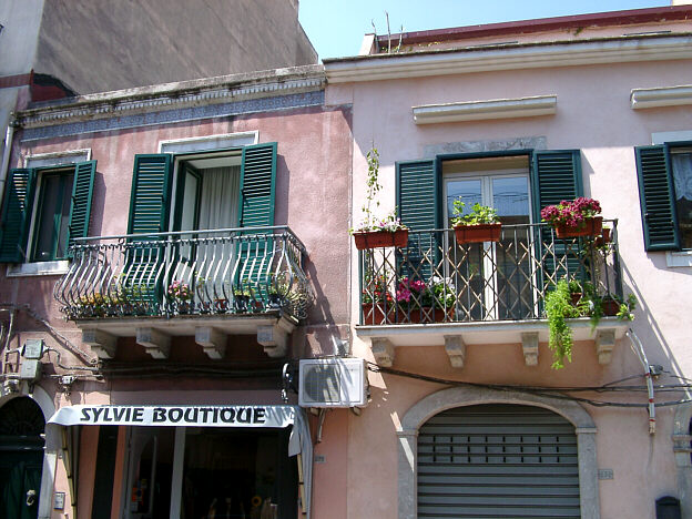 Balconies in Giardini Naxos