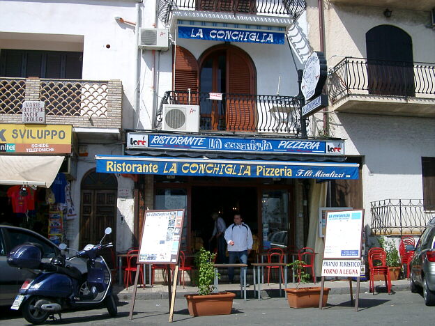 Restaurant La Conchiglia in Giardini Naxos