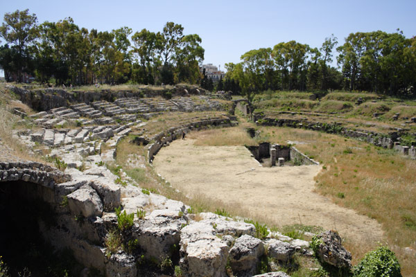 Det romerske amfiteater i Siracusa