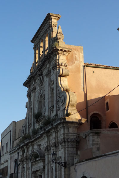 Kirkefacade i Ortigia