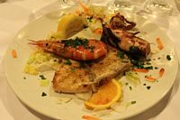 Fisk p� Osteria Mariano
