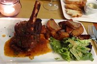 Langtidsstegt lammeskank