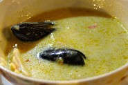 Gr&aelig;sk fiskesuppe
