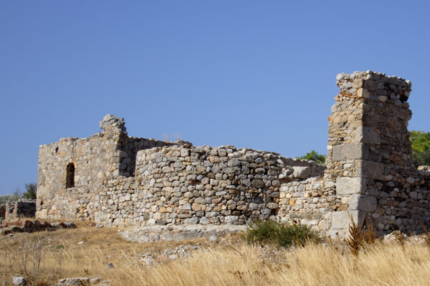 Ruin af gammel basilika