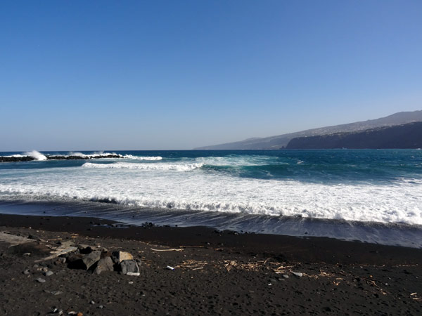 Lavastrand i Puerto de la Cruz
