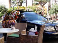 Blomsterbesmykket rustvogn, Tenerife