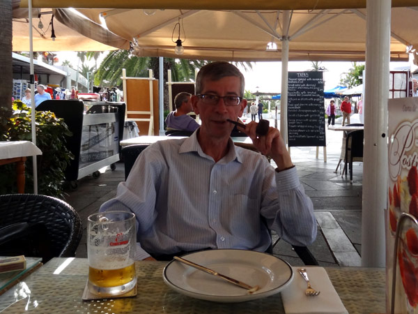 En fad&oslash;l g&oslash;r godt efter en lang rejse