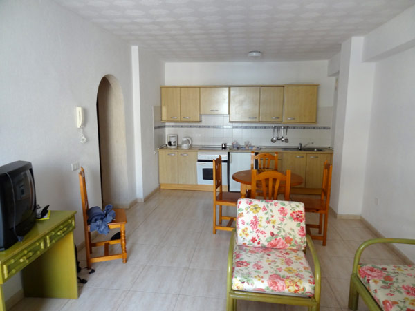 K&oslash;kken i stuen