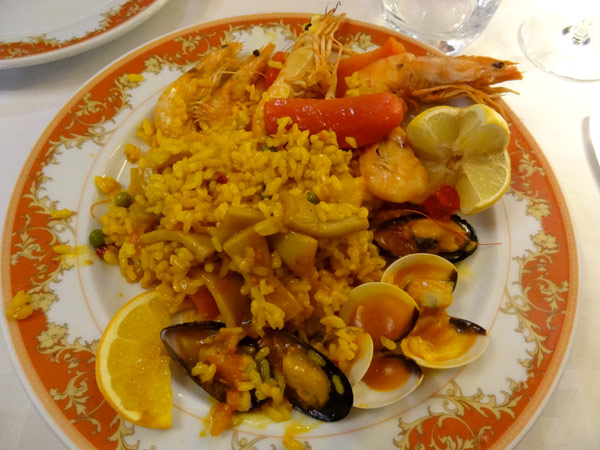 Paella p&aring; La Cazuela