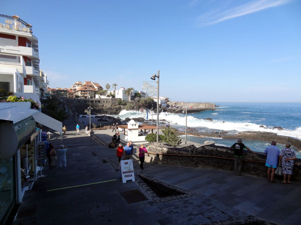 Fra promenaden i Puerto de la Cruz