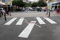 Fodg�ngerfelt i Puerto de la Cruz