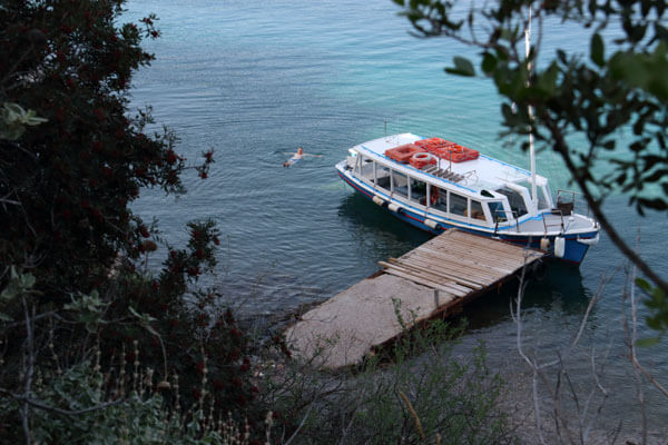 Landgang p� ubeboet �