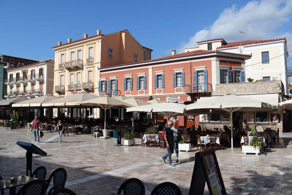 Fra torvet i Nafplio