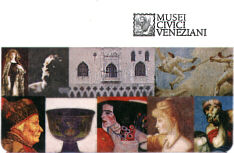 Museumsbillet og link til de venetianske museers website