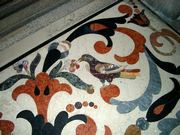 Gulvmosaik p&aring; hospitalet