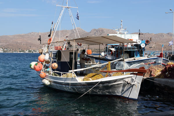 Fiskerbåd i Agia Marina