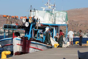 Fiskere i Agia Marina