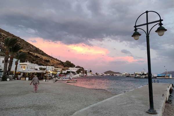 Solnedgang Leros